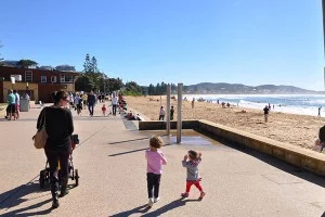 A sunny winter's day at Terrigal Beach